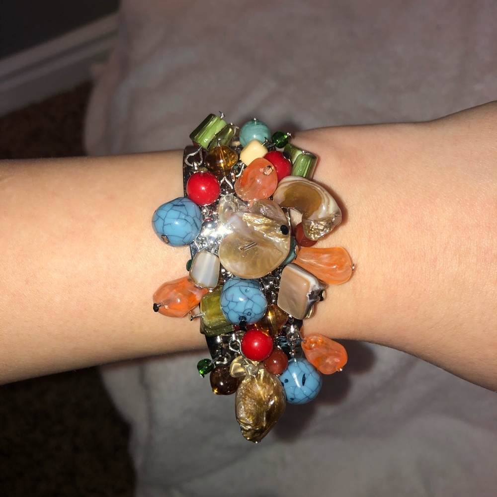 Colorful beaded bracelet